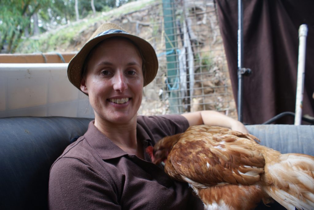 Angela and Chicken